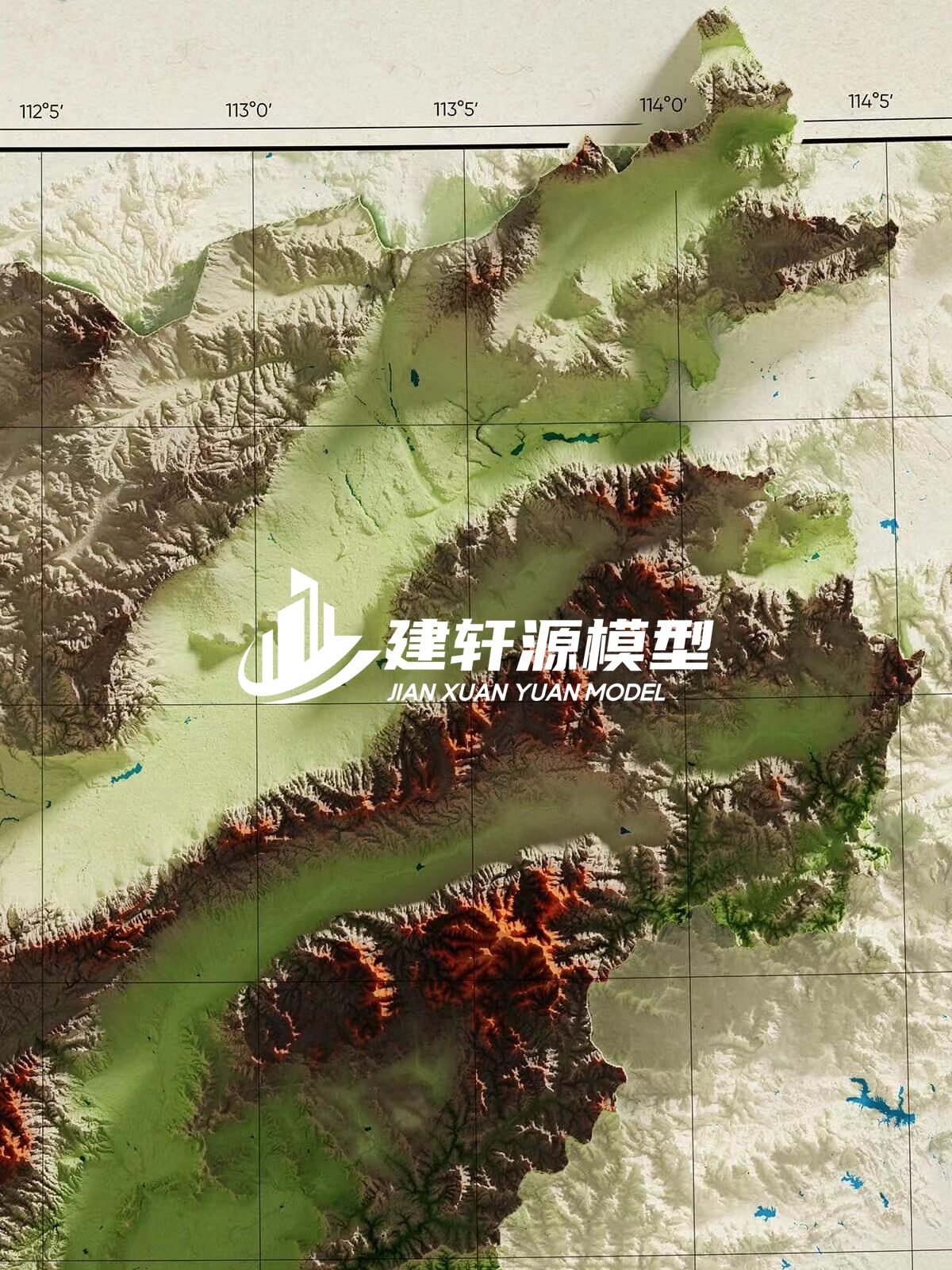 贵德地形模型制作